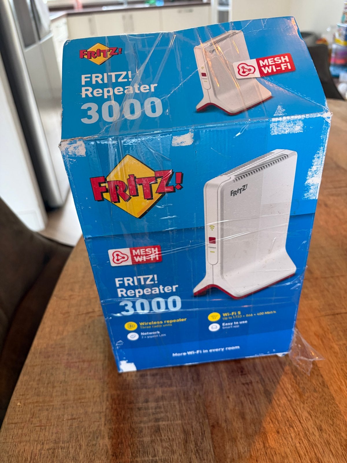 FRITZ! Repeater 3000 Mesh Wi-Fi - Zo goed als nieuw, Ophalen of Verzenden, Zo goed als nieuw, Router
