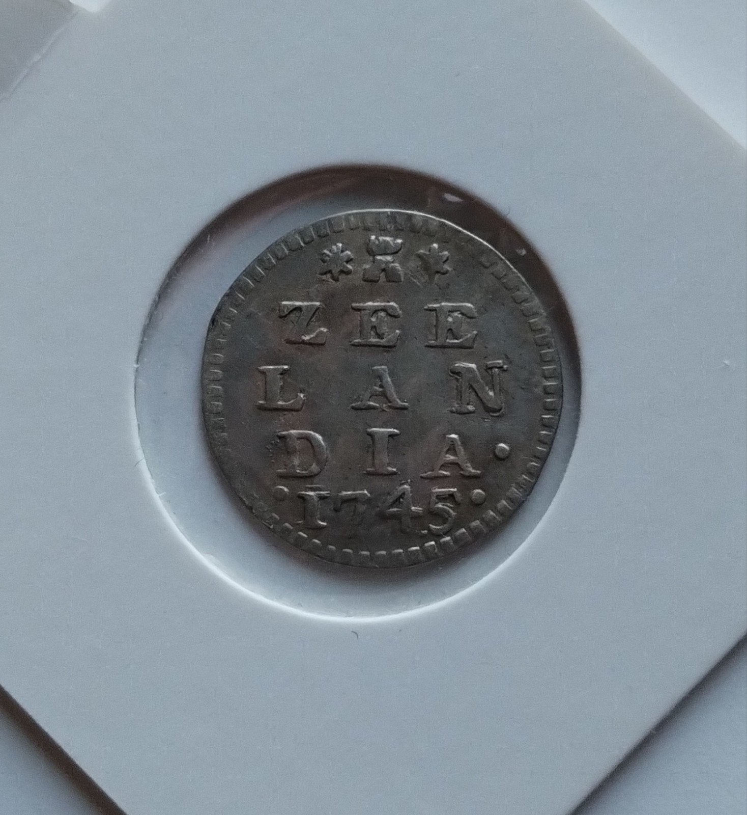 Mooie dubbele (2) stuiver 1745 Zeelandia / Zeeland, Vóór koninkrijk, Verzenden, Zilver, Overige waardes