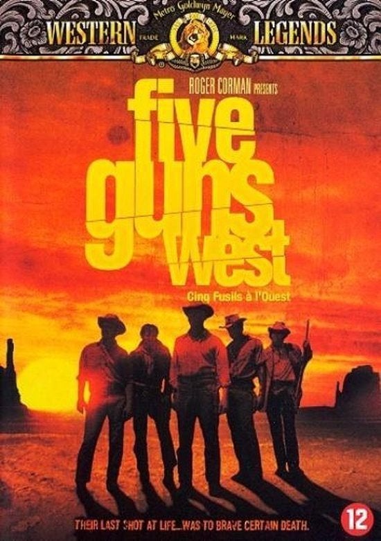 dvd Five Guns West [Roger Corman], Engels, Nederlands, Ophalen of Verzenden, Zo goed als nieuw