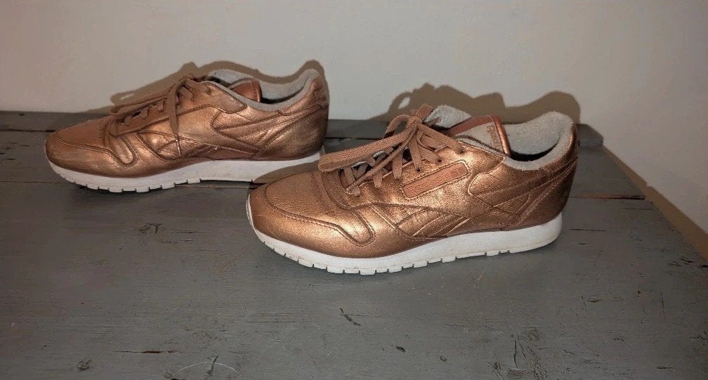 Reebok metallic bruine gouden sneakers maat 39, Bruin, Ophalen of Verzenden, Sneakers of Gympen, Reebok