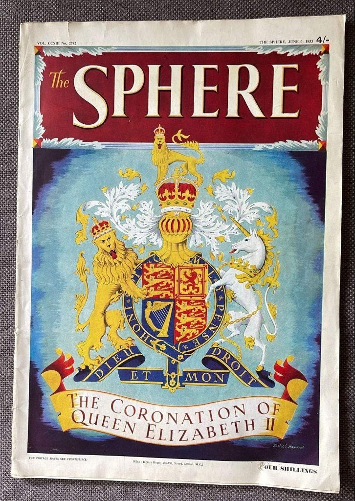 Tijdschrift: Kroning koningin Elizabeth II, Verzamelen, Ophalen of Verzenden, Gebruikt, Buitenland, Tijdschrift of Boek