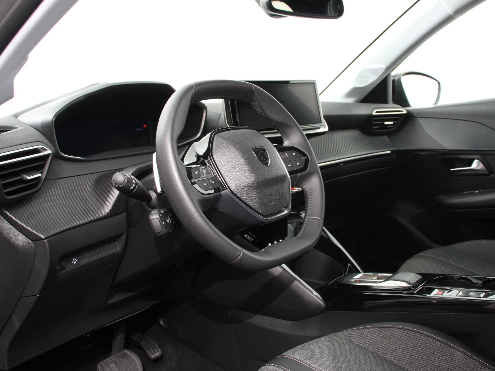 Peugeot 208 1.2 Hybrid 100PK Automaat Allure Navigatie Apple, Auto's, Gebruikt, 1199 cc, Leder en Stof, Automatische klimaatregeling
