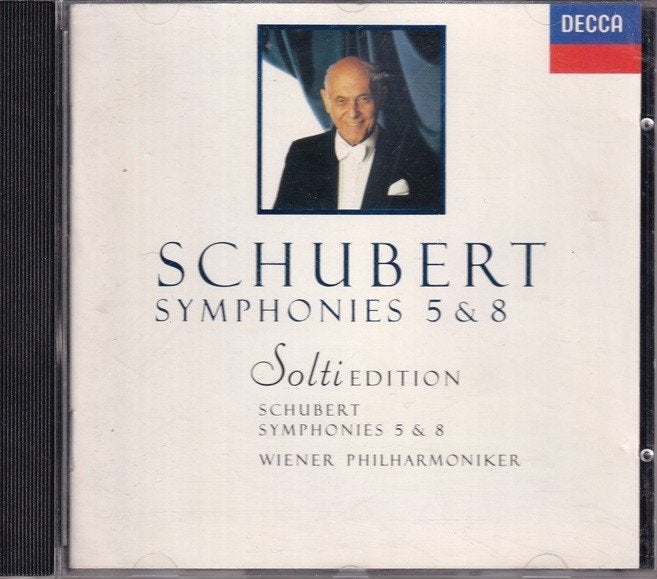 SCHUBERT - SYMPHONIES 5 & 8 WIENER PHILHARMONIKER dirigent, Symfonie, Schubert, Ophalen of Verzenden, Zo goed als nieuw