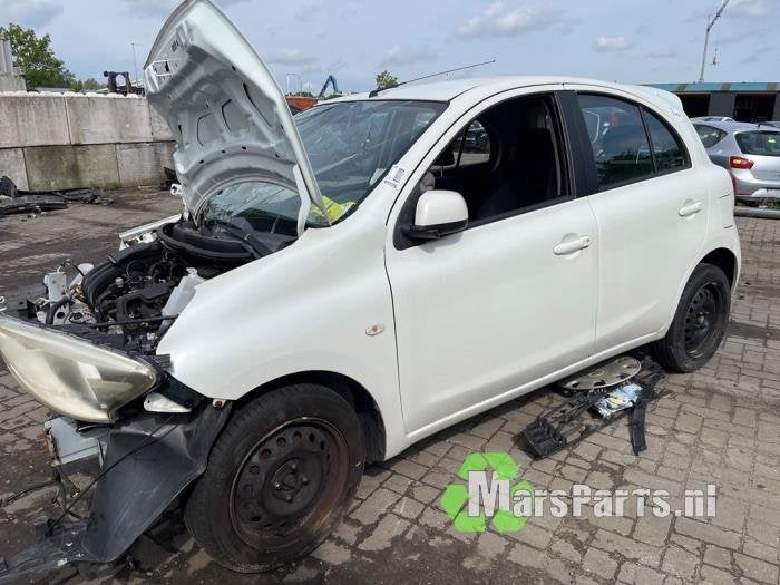 Schokdemperpoot links-voor van een Nissan Micra, Gebruikt, -, -, Ophalen of Verzenden