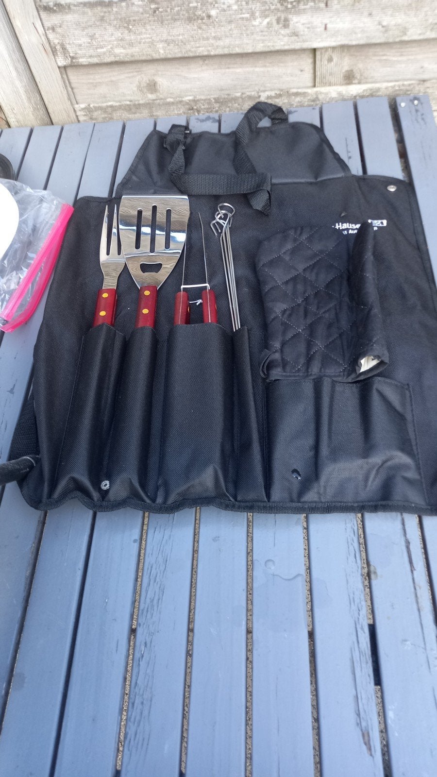 Royal Patio BBQ met accessoires en schort, Ophalen, Gebruikt, Royal Patio
