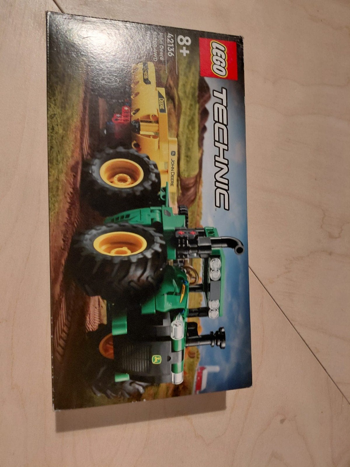 Lego Technic John Deere 9620R 4WD Tractor met aanhanger, Inclusief instructies, Lego, Ophalen of Verzenden, Zo goed als nieuw