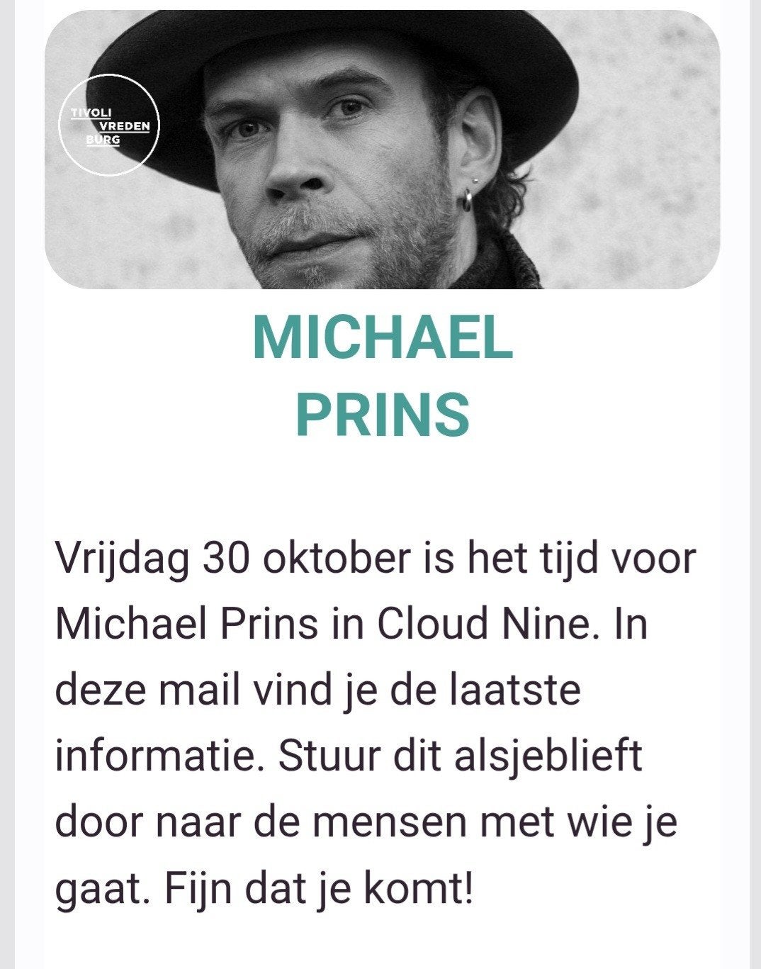 tickets Michael Prins, Twee personen