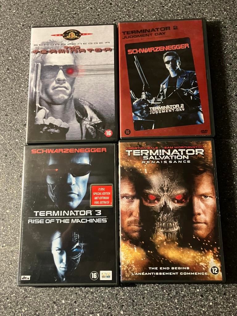 Terminator Quadrilogy (5-Disc), Cd's en Dvd's, Dvd's | Science Fiction en Fantasy, Zo goed als nieuw, Science Fiction, Vanaf 16 jaar