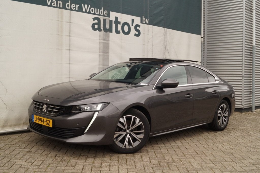 Peugeot 508 1.5 BlueHDI 130pk Allure -PANO-NAVI-ECC-PDC-, Auto's, Peugeot, Voorwielaandrijving, 745 kg, Stof, Gebruikt