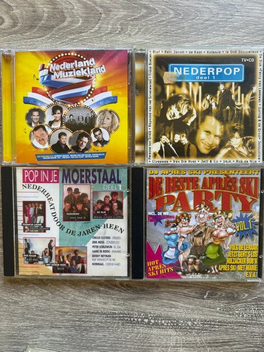 4x Diverse CD's: Pop in je Moerstaal, Nederland Muziekland, Ophalen of Verzenden, Zo goed als nieuw, Pop, Verzamelalbum