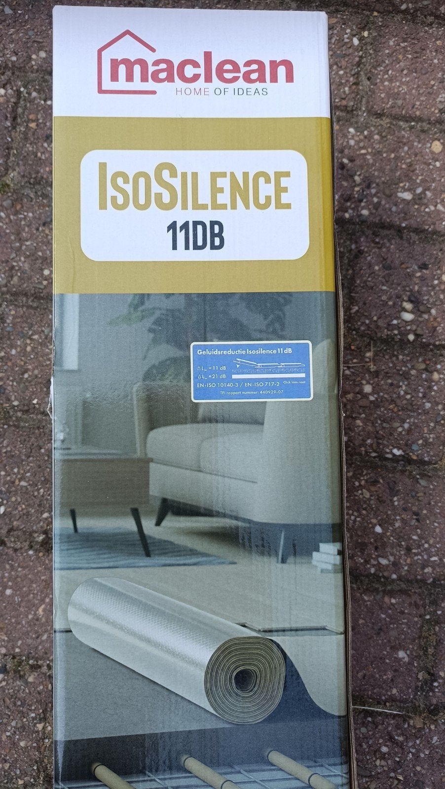 Rol Maclean Isosilence ondervloer laminaat, Ophalen, Overige materialen, 30 cm of meer, Overige typen