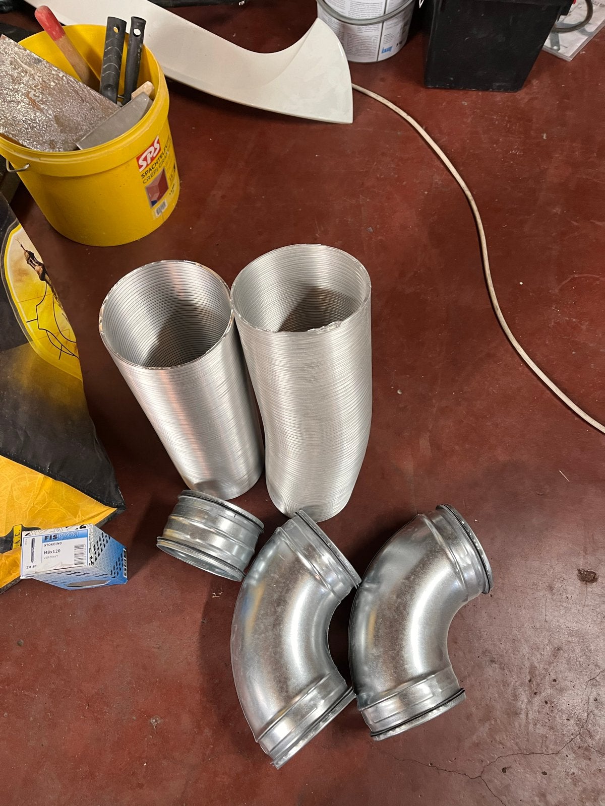 Ventilatiebuizen en bochten - Zo goed als nieuw, Ophalen of Verzenden, Zo goed als nieuw, Ventilator en Afzuiger