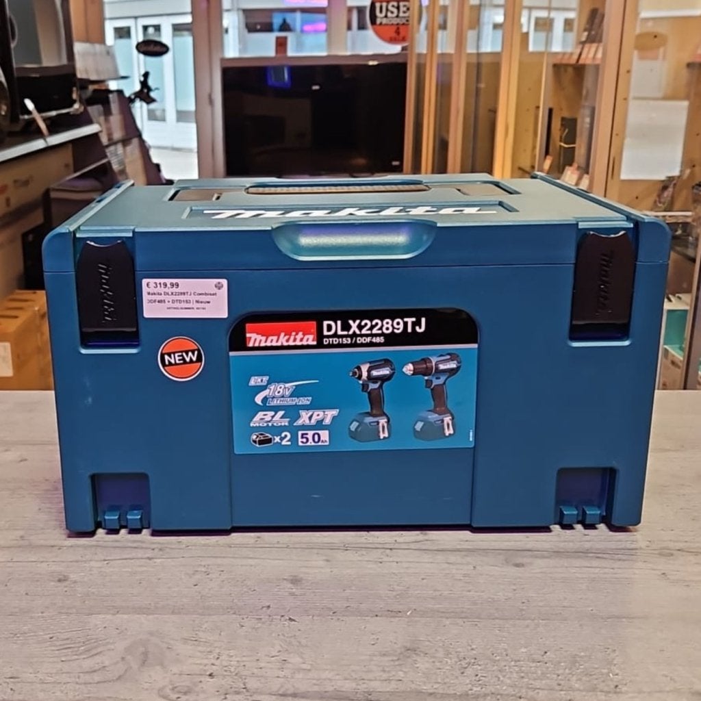 Makita DLX2289TJ Combiset DDF485 + DTD153 | Nieuw, Makita, Nieuw, Support@makita.com, Makita Corporation, 3-11-8, Sumiyoshi-cho, 
Anjo, Aichi 446-8502
Japan