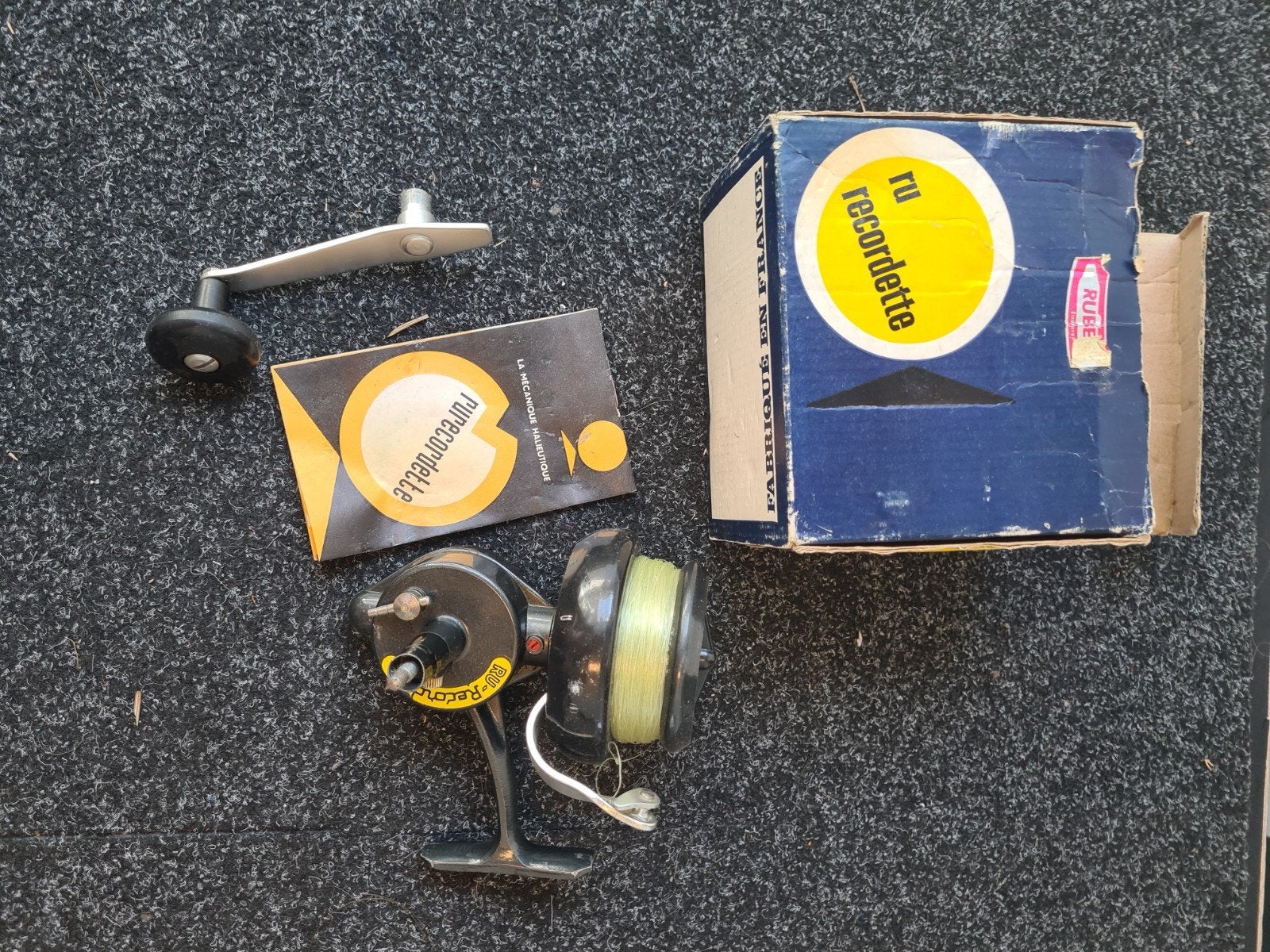 Vintage Recordette Zeemolen met doos en papieren, Ophalen of Verzenden, Gebruikt, Molen
