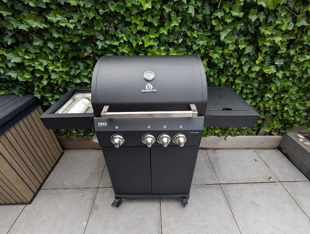 TK Burnhard Fred gasbarbecue Deluxe 3 zo goed als nieuw, Ophalen, Zo goed als nieuw