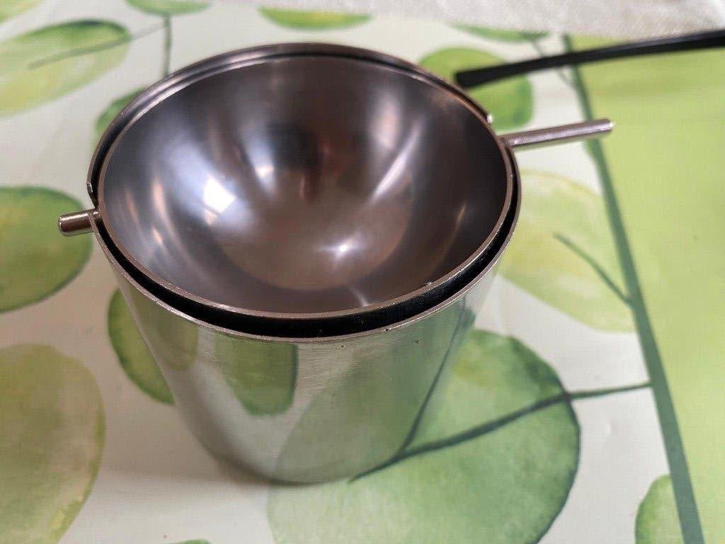 Stelton 09-1 Arne Jacobsen Cylinda-Line asbak vintage, Zilver, Object, Ophalen of Verzenden, Metaal