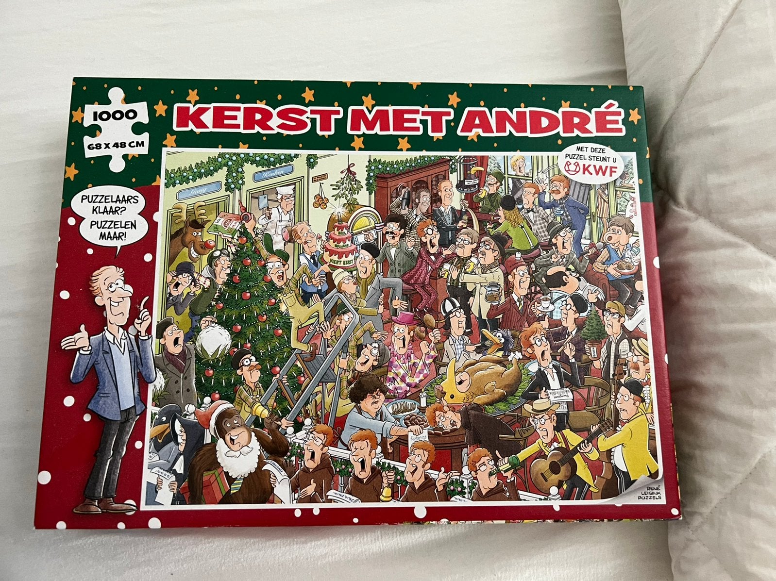 Legpuzzel kerst met Andre, Ophalen, 500 t/m 1500 stukjes, Zo goed als nieuw