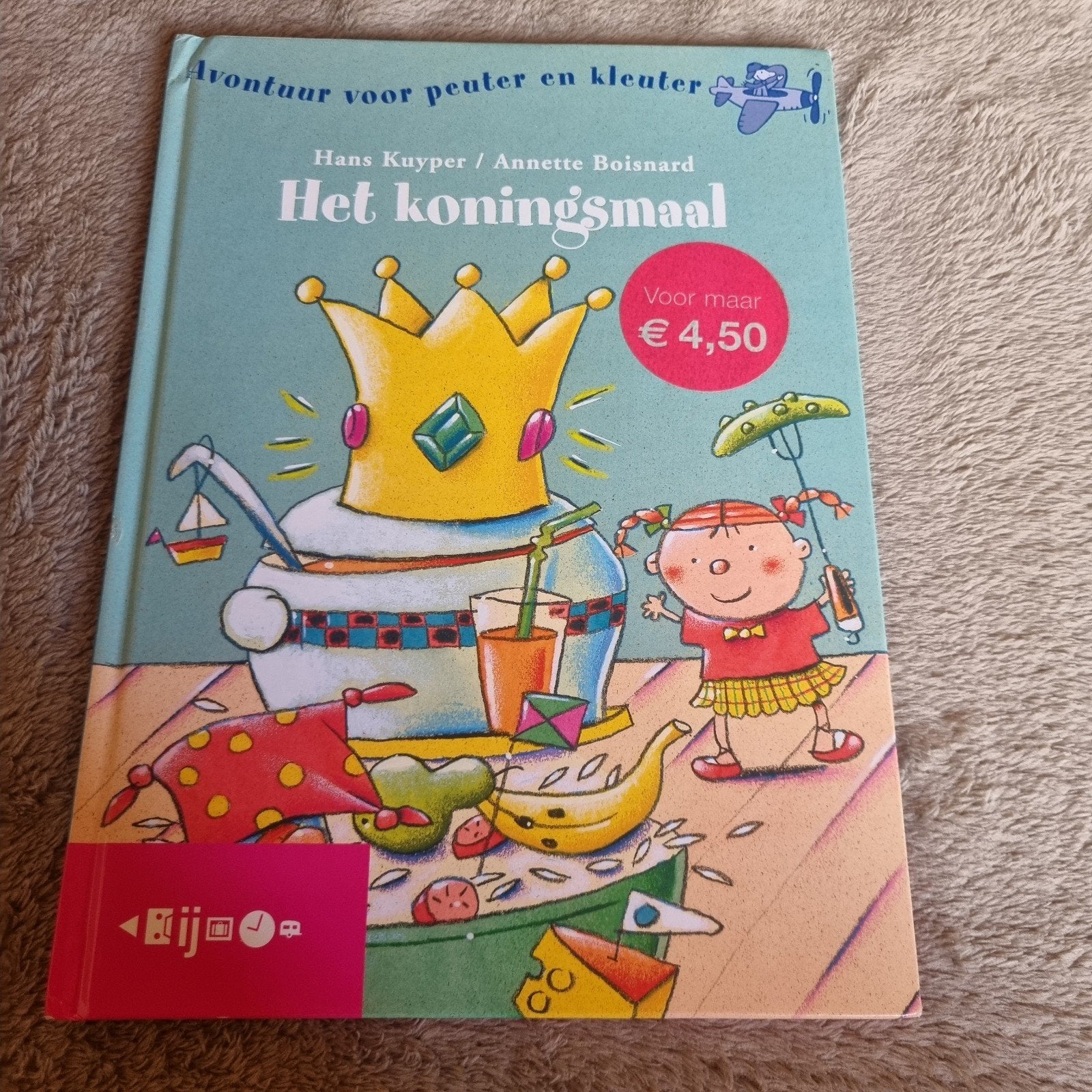 Het Koningsmaal - Avontuur voor peuter en kleuter, Gelezen, Fictie algemeen, Hans Kuyper / Annette Boisnard, Jongen of Meisje