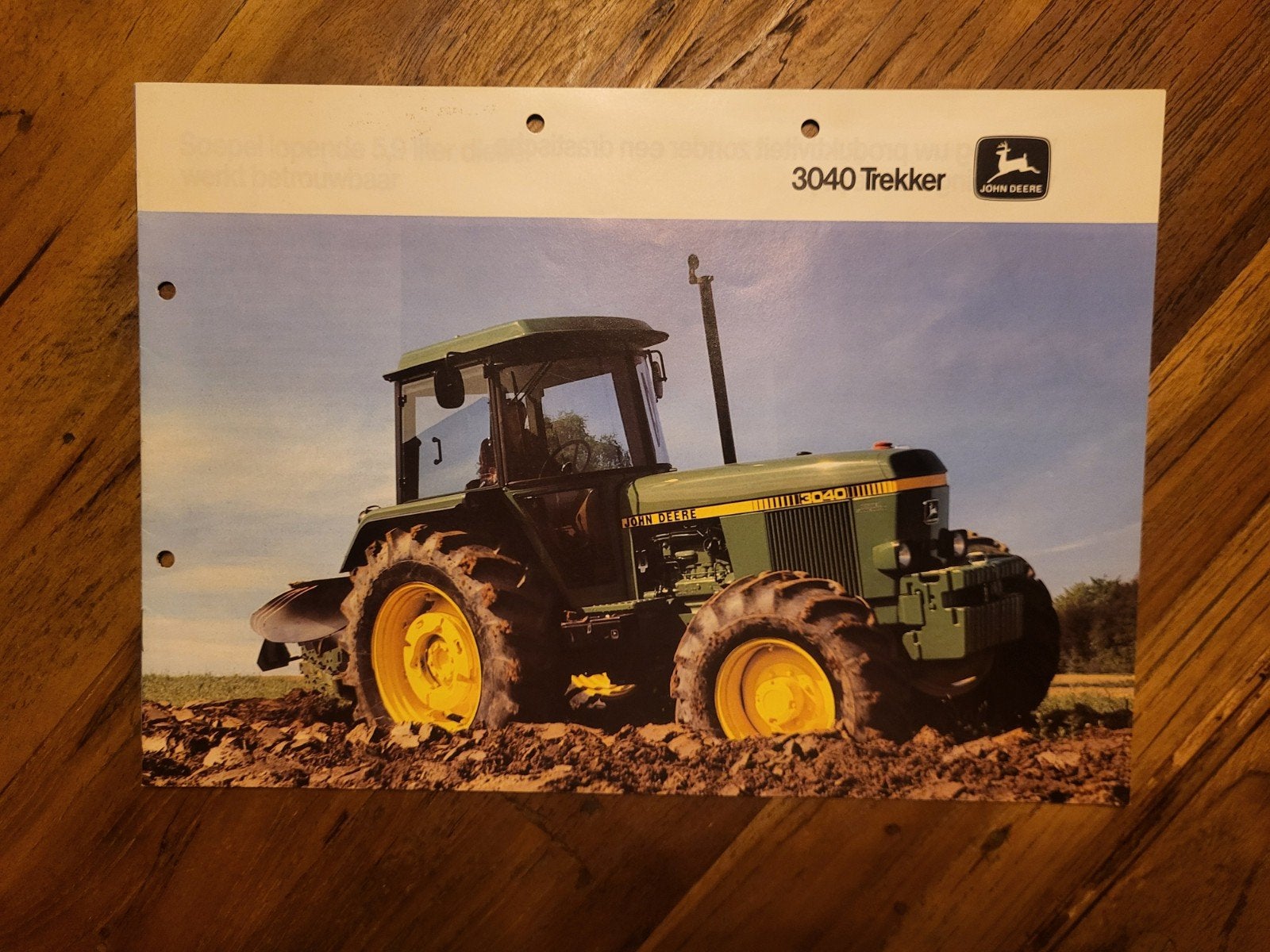 tractor folder John Deere 3040, Boeken, Catalogussen en Folders, Ophalen of Verzenden, Zo goed als nieuw