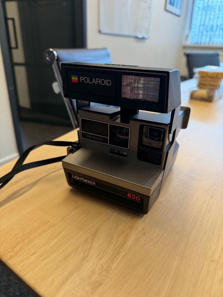 Oude polaroid camera, Ophalen, Gebruikt, Polaroid, Polaroid