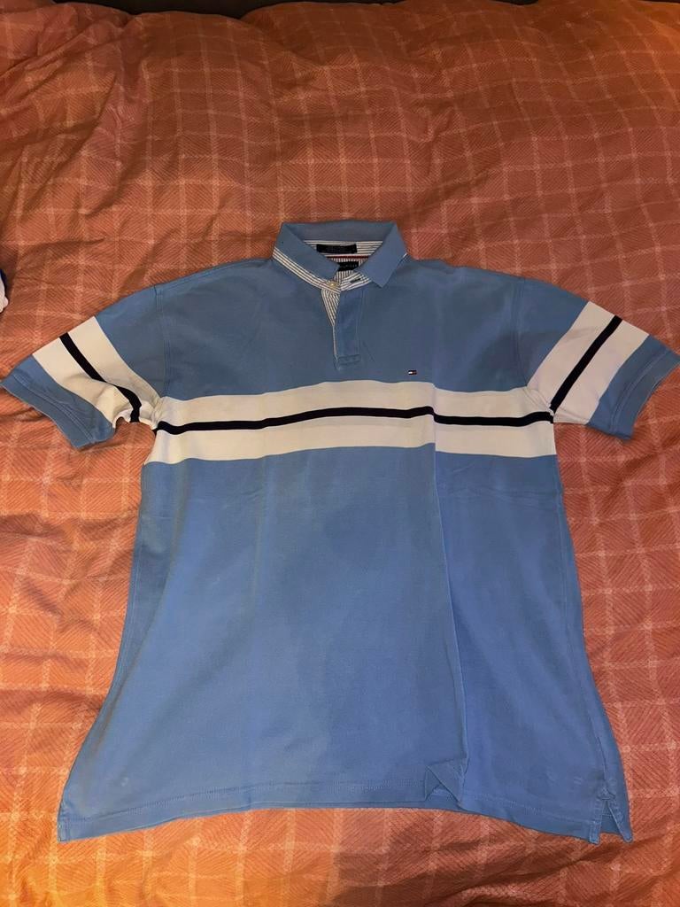 Tommy Hilfiger polo licht blauw maat XL, Kleding | Heren, Polo's, Ophalen of Verzenden, Zo goed als nieuw, Maat 56/58 (XL), Blauw