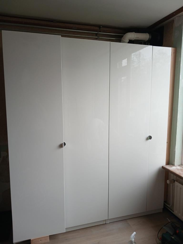 Fardal Pax deur hoogglans wit 1 stuks 195 x 50, Ophalen of Verzenden, 25 tot 50 cm, 50 tot 100 cm, 150 tot 200 cm