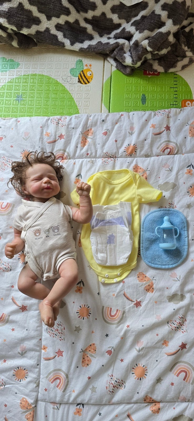 Realistische Reborn Babypop - Zo goed als nieuw, Ophalen, Zo goed als nieuw, Babypop