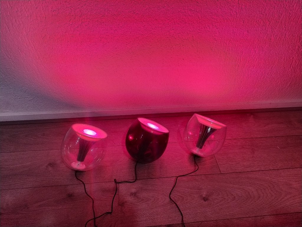 Set van 3 Philips Living Colors lampen incl AB, Gen1, Philips, Led-lamp, Gebruikt, Meerkleurig