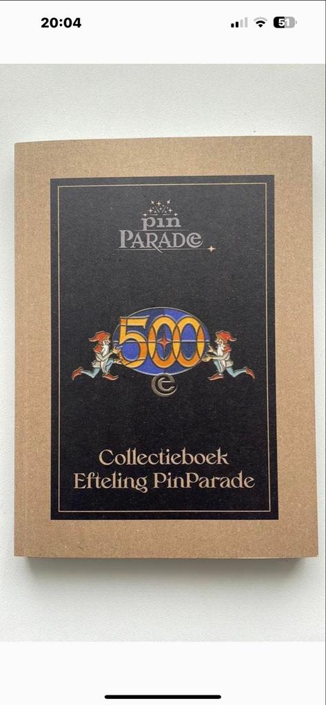 Efteling PinParade Collectieboek 500 pins - Alle pins ooit, Verzamelen, Efteling, Ophalen of Verzenden, Nieuw, Overige typen