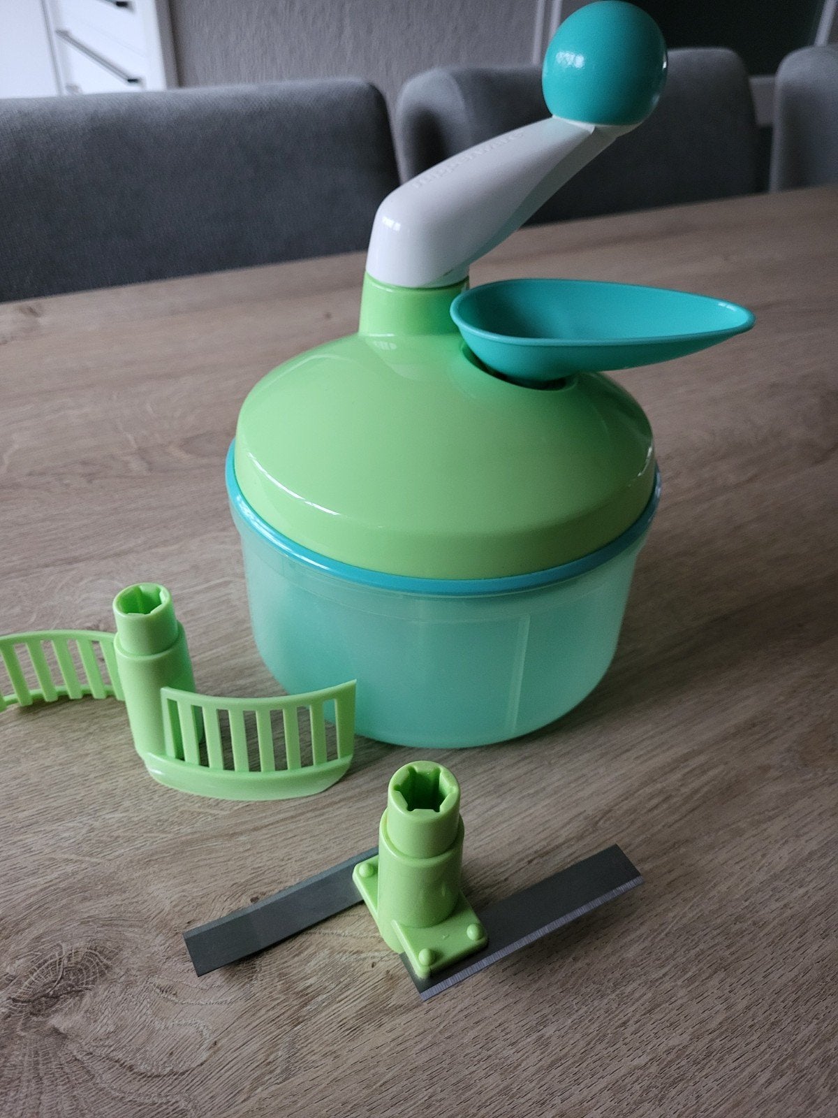 quickchef tuppenware, Huis en Inrichting, Keuken | Tupperware, Ophalen, Zo goed als nieuw, Groen, Overige typen