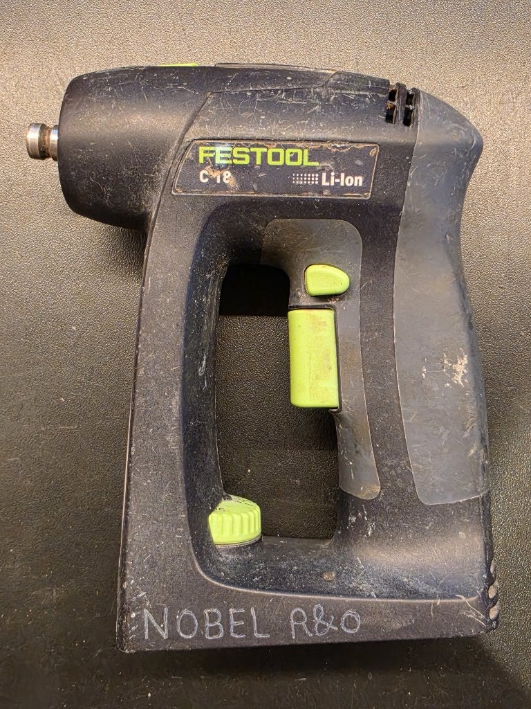 Festool C18 accu schroefmachine, Ophalen of Verzenden, Gebruikt, Minder dan 400 watt, Boor- en Schroefmachine