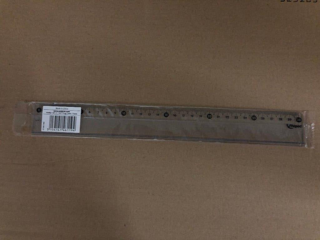 Liniaal plastic 30 cm, Ophalen of Verzenden, Nieuw