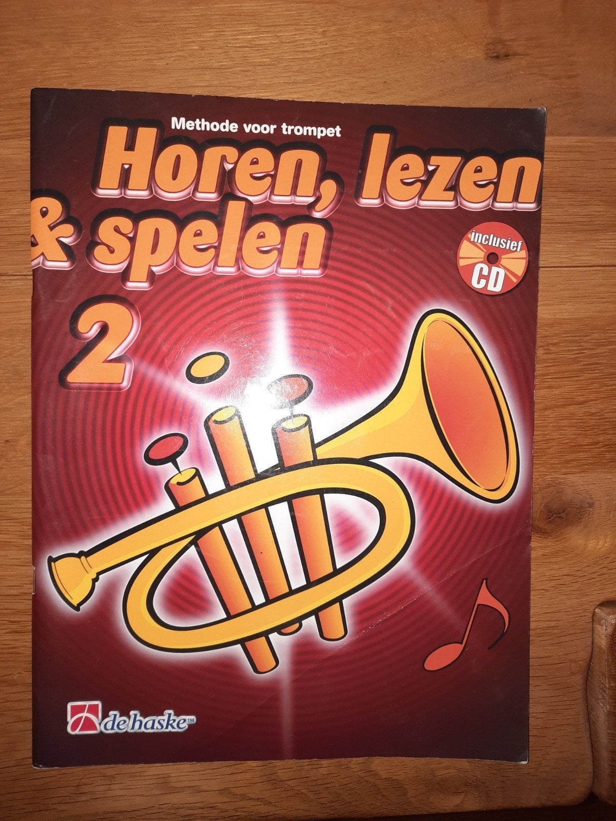 lesboek: Horen lezen spelen trompet 2 + cd, Muziek en Instrumenten, Bladmuziek, Gebruikt, Overige genres, Les of Cursus, Ophalen of Verzenden