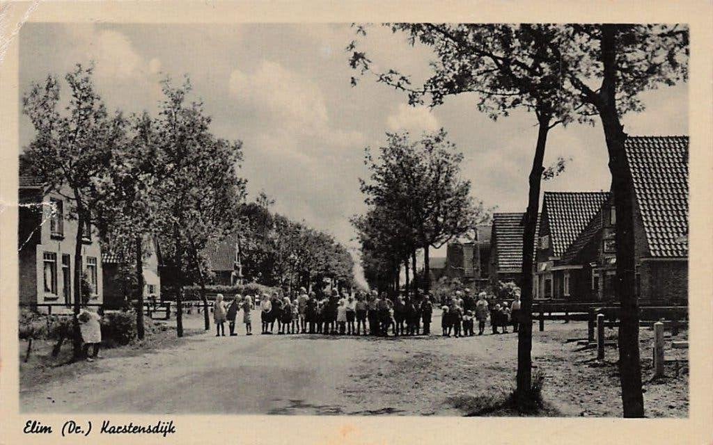 AN153 Elim Karstensdijk 1947, Verzenden, 1940 tot 1960, Gelopen, Drenthe