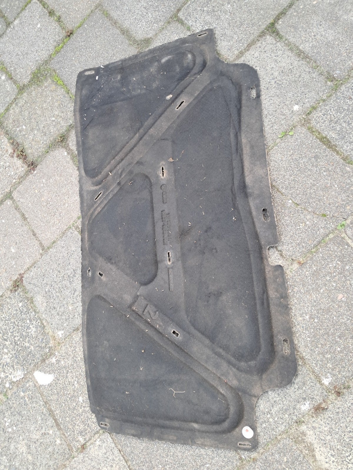 Golf mk2 hoedenplank isolatieplaat motorkap, Ophalen, Gebruikt, Oldtimer onderdelen