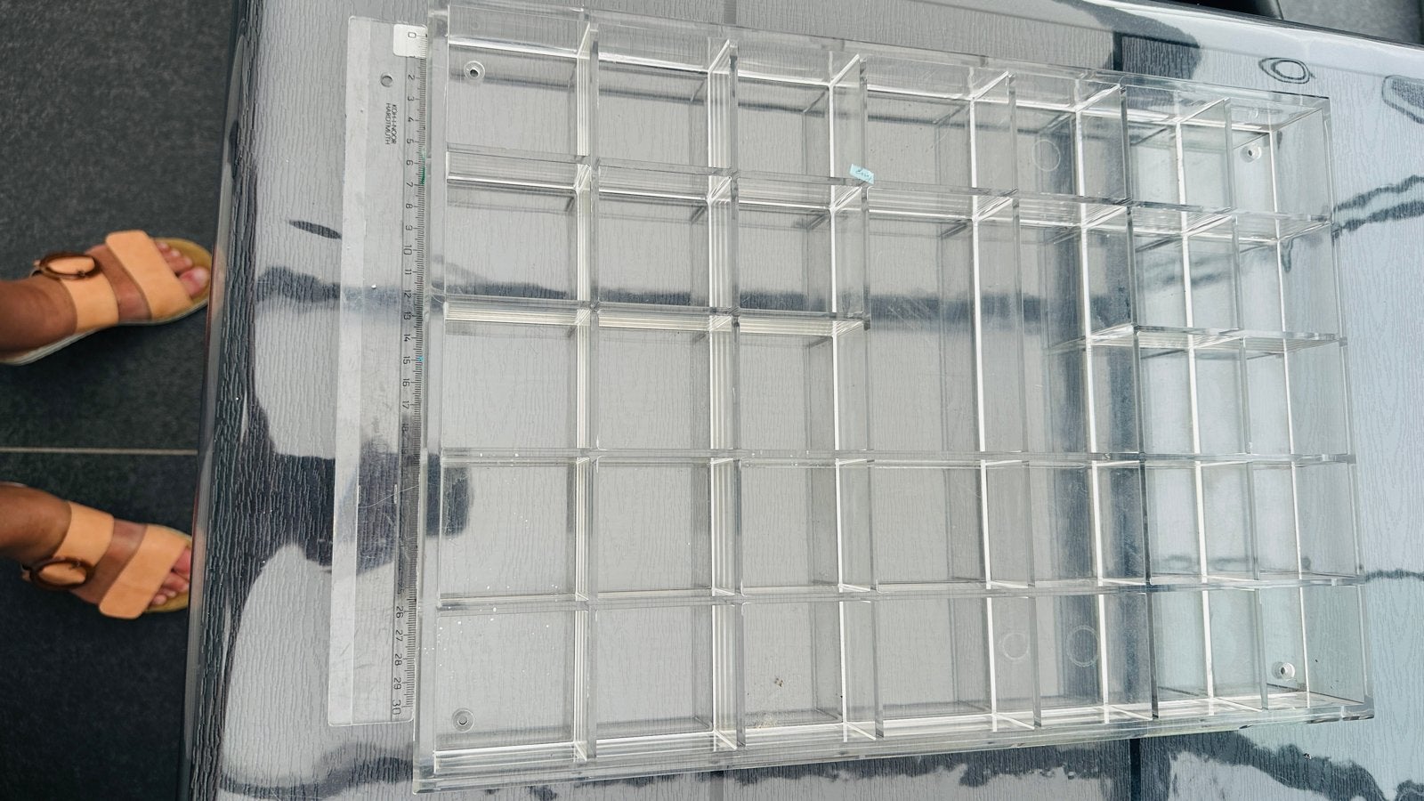 Transparante Organizer met Vakken - Opbergdoos, Ophalen, Nieuw, Kunststof, Modern