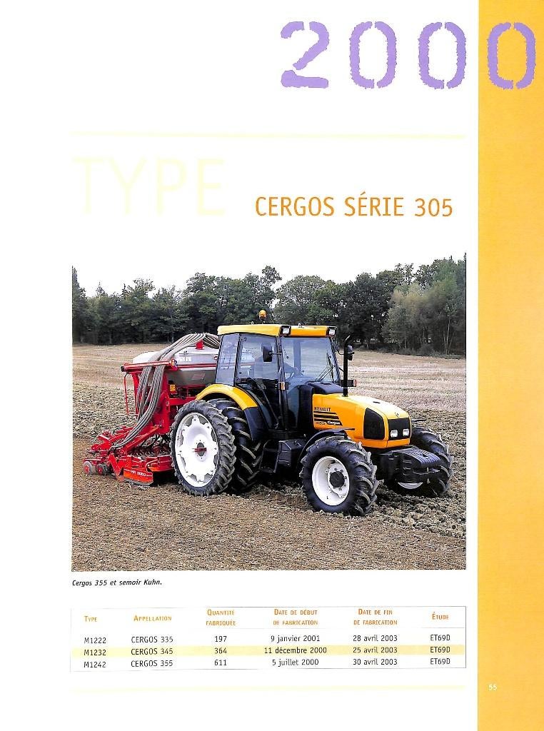 renault Tracteurs - Tome 3 - 2000-2005, Boeken, Verzenden, Nieuw, Jaques Gouet, Tractor en Landbouw