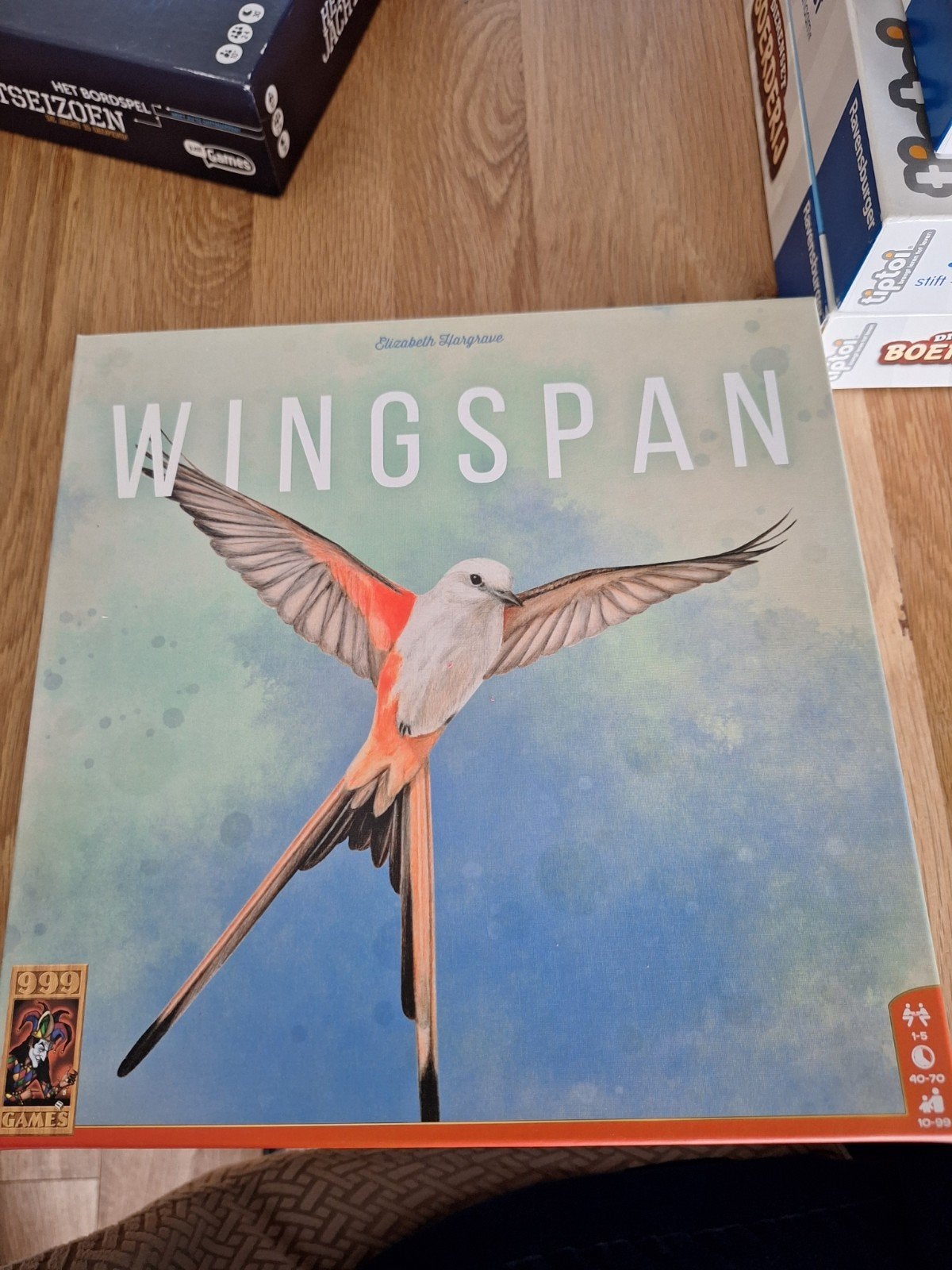 Wingspan Bordspel - Zo goed als nieuw, Een of twee spelers, Ophalen of Verzenden, Zo goed als nieuw, 999 Games