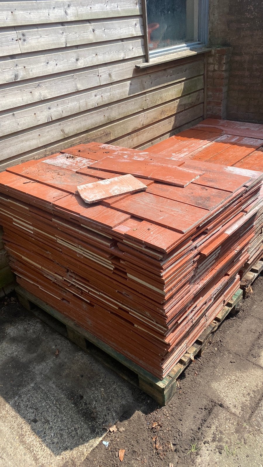 Gratis Zandsteen plaatjes, Tuin en Terras, Ophalen, Zo goed als nieuw, Minder dan 180 cm, Planken