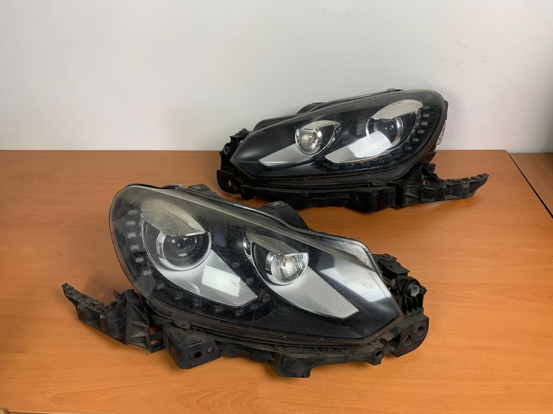 koplamp set vw golf VI 2008 tot 2013 xenon led origineel, Gebruikt, -, Volkswagen, -