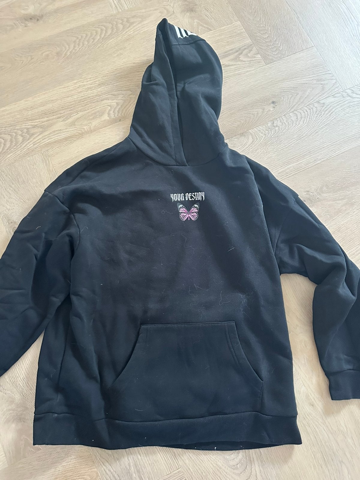 Zwarte hoodie van FB Sisters, maat S, Ophalen of Verzenden, Gedragen, Zwart