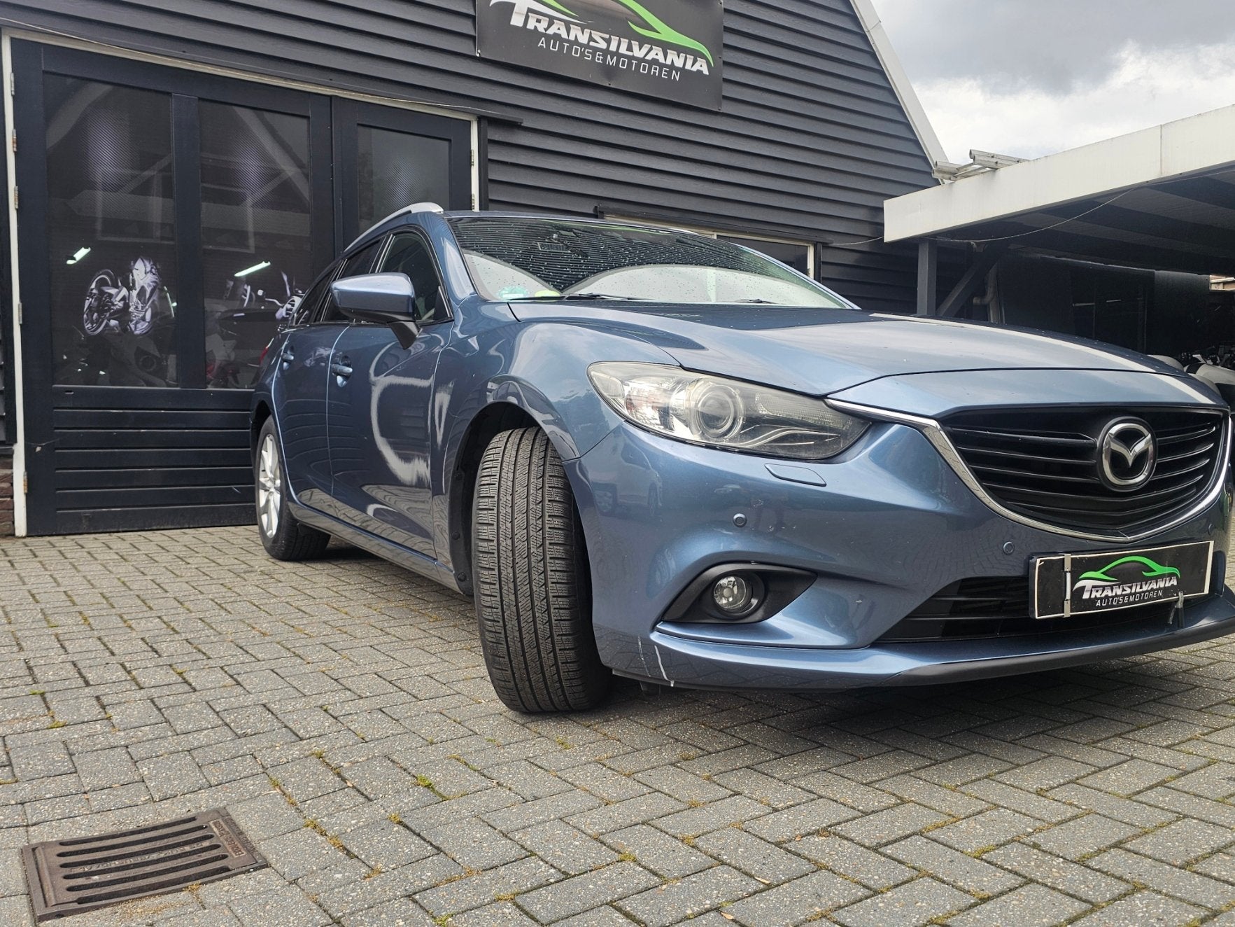 Mazda 6 Sportbreak 2.2D SkyActiv-D 150 Skylease Drive, Auto's, Dealer onderhouden, Gebruikt, Euro 6, 4 cilinders