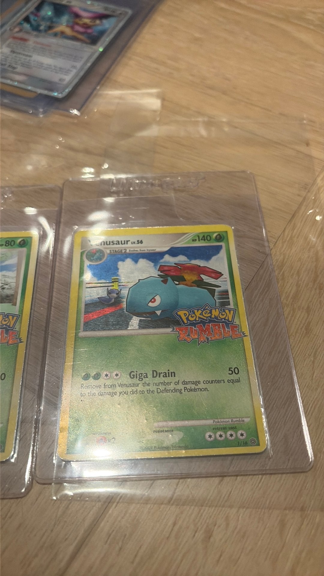 Pokemon oude kaarten rumble holo, Ophalen of Verzenden, Zo goed als nieuw, Meerdere kaarten