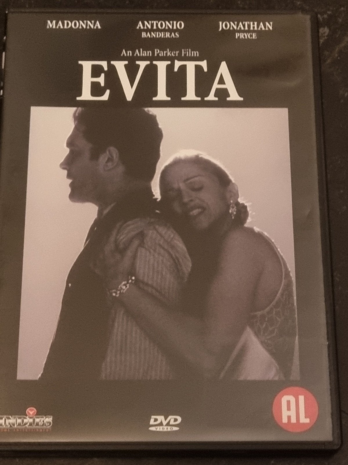Evita DVD - Madonna, Antonio Banderas - Musical Drama, Engels, Inclusief doosje, Ophalen of Verzenden, Zo goed als nieuw