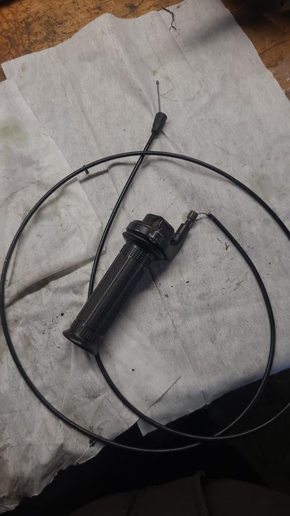 Gashendel met gevlochten gaskabel, Ophalen of Verzenden, Gebruikt, Overige typen, Piaggio