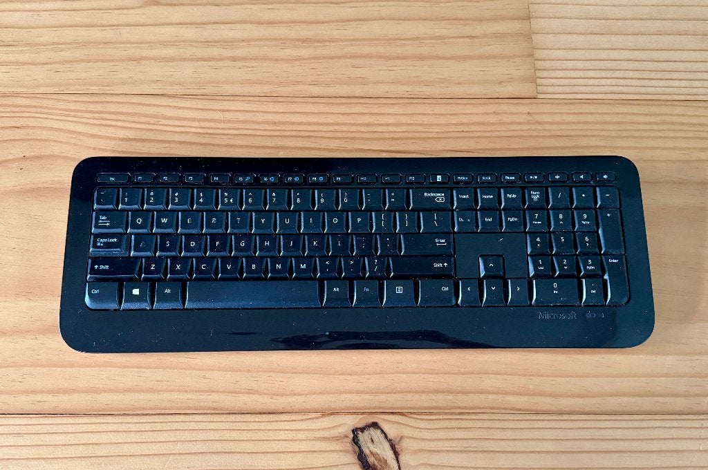 Microsoft Wireless Keyboard 800 - draadloos toetsenbord, Computers en Software, Gebruikt, Ophalen of Verzenden, Draadloos, Qwerty