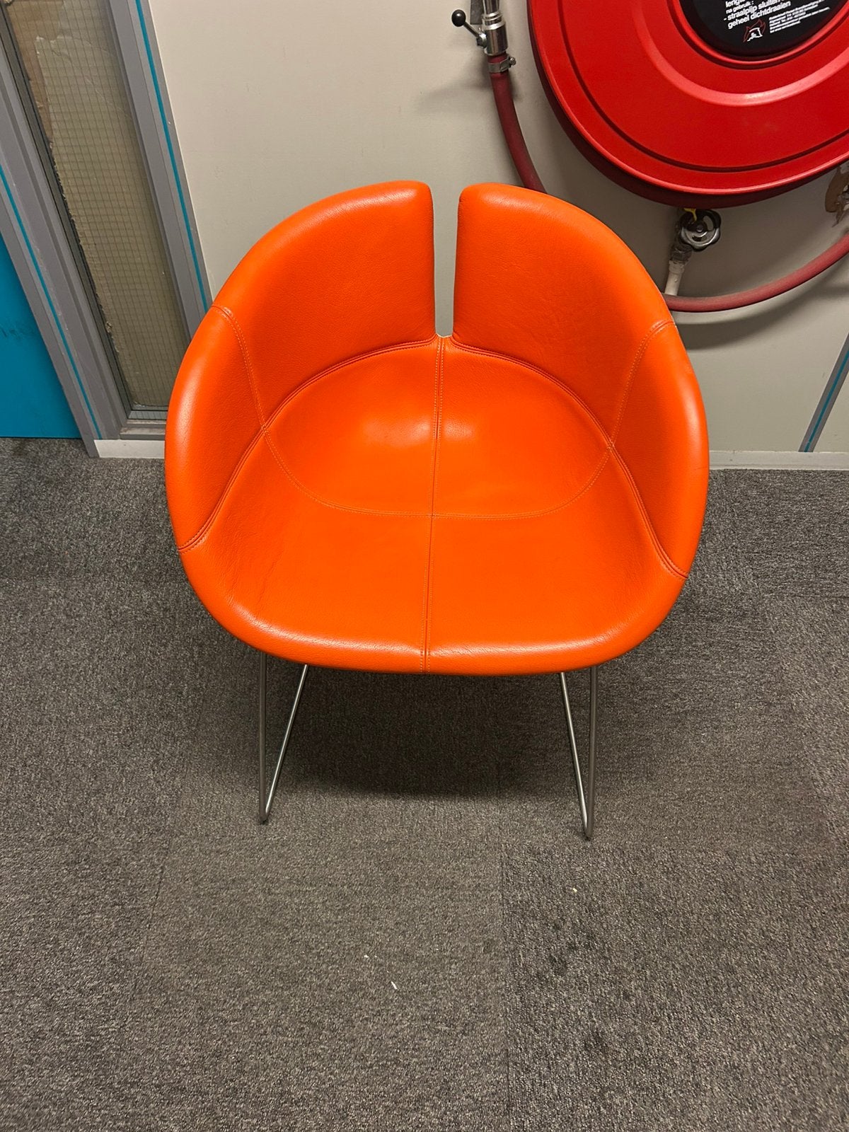Moroso fjord stoel oranje, Ophalen, Zo goed als nieuw, Overige kleuren, Eén