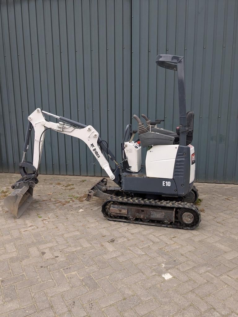 Bobcat e10 minigraver, Ophalen, Graafmachine