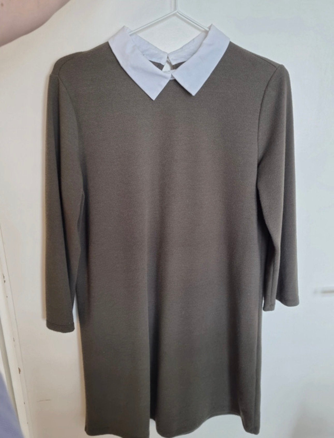 Jurk Zara, Gedragen, Boven de knie, Groen, Ophalen