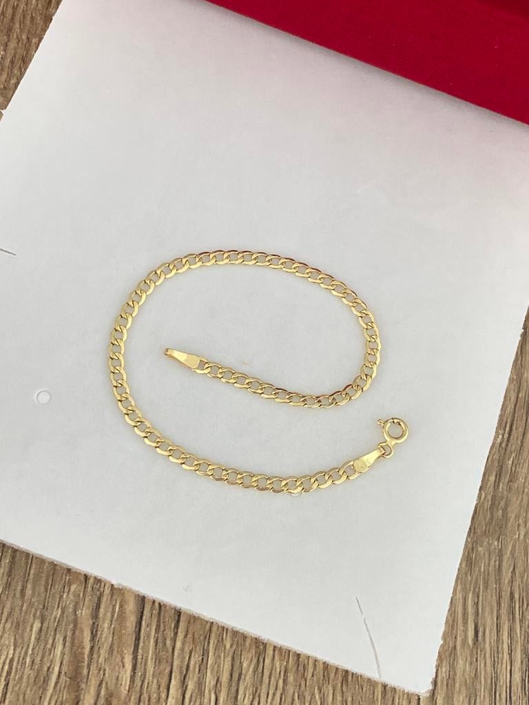 14 karaat gouden armband gemerkt 585, Ophalen of Verzenden, Nieuw, Goud, Goud